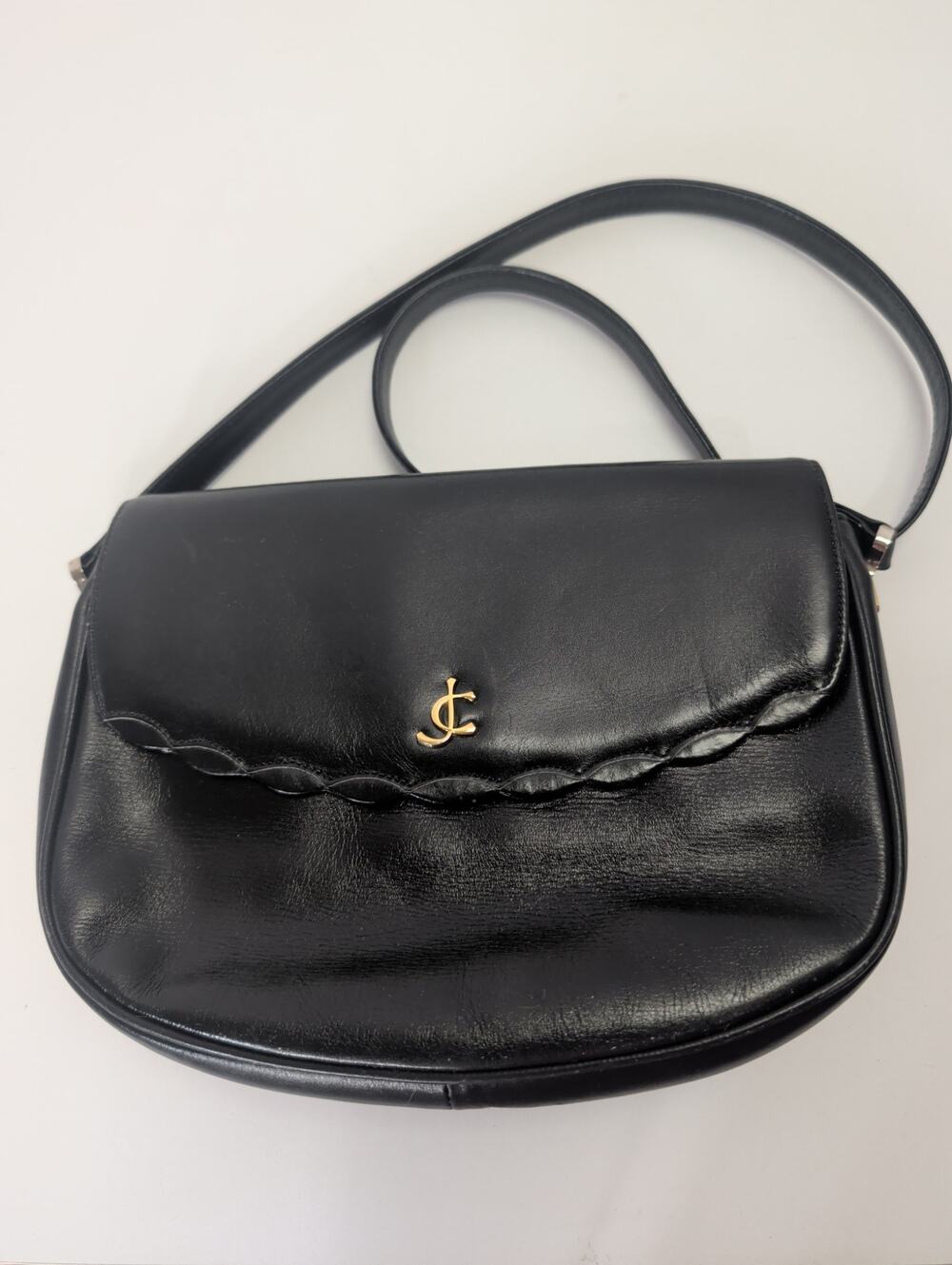 Vintage Leather Charles Jourdan Shoulder Bag